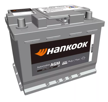 BATTERIE 12V 60Ah 680A 242X174X190 - HANKOOK - AGM 56020