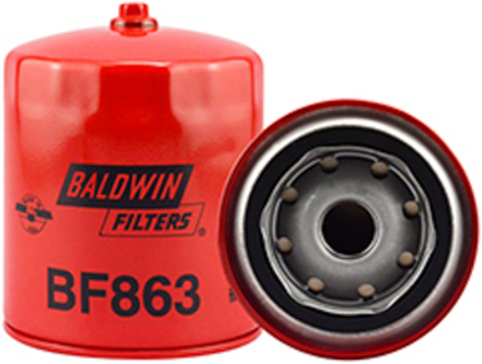 FILTRE CARBURANT, VISSABLE (CUVE METALIQ UE) / AVEC DRAIN - BALDWIN - BF863 équivalence HIFI SN224