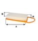 FILTRE A AIR BALDWIN - S22140