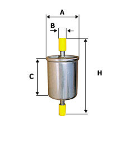 FILTRE CARBURANT EN LIGNE - BALDWIN - S-30212