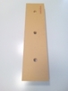 Contre lame de godet centrale reversible 3 trous en 1 1/4