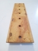 Contre lame de godet centrale reversible 7 trous en 3/4