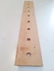 Contre lame de godet centrale reversible 9 trous en 3/4