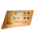 Contre lame de godet coin droit reversible 7 trous en 7/8