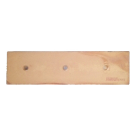 Contre lame de godet centrale reversible 3 trous en 1 1/4