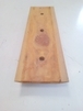 Contre lame de godet centrale reversible 3 trous en 1