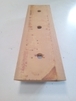 Contre lame de godet centrale reversible 3 trous en 1 1/4