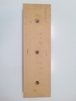 Contre lame de godet centrale reversible 3 trous en 1