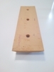 Contre lame de godet centrale reversible 3 trous en 1