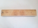 Contre lame de godet centrale reversible 4 trous en 7/8