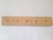 Contre lame de godet centrale reversible 5 trous en 7/8