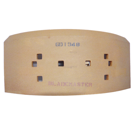 Embout droit de lame de niveleuse reversible 5 trous en 5/8