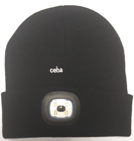 BONNET AVEC LAMPE FRONTALE LED CEBA - BONNETLED