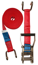 Sangle 2 parties plateau largeur 45 mm long 9 mètres fer n° 1 ecarté LC 1500 rouge BASIC Line - ABAE19