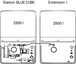Extension I : 2 500 litres pour BLUE CUBE Indoor 5 000 litres CEMO - 10436
