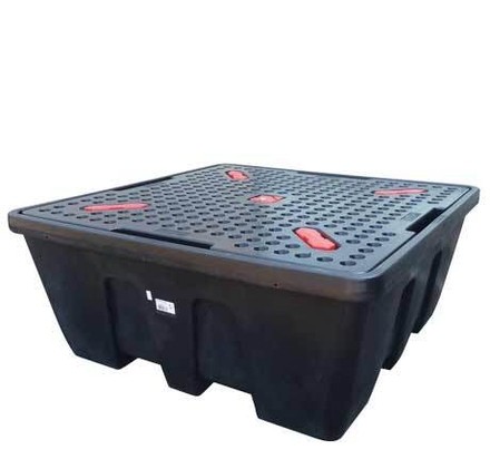 Bac CUBI-PE 1200/1 avec caillebotis PE CEMO - 10520