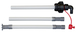 Canne d'aspiration fût raccord type AF2 2' + adaptateur 2'/70 x 6, sortie cannelée CEMO - 10872