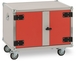 Chariot à roul+tes, dont 2 pivotantes frein armoires anti-feu batteries CEMO - 11461