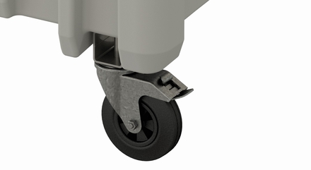 Kit roulettes pivotantes CEMBOX 400 (charge maxi 200 kg) CEMO - 11491