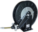 Enrouleur automatique graisses carrossé ouvert - 15 m de flexible caoutchouc DN 8 CEMO - 90764