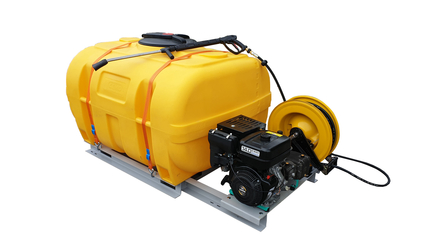 Nettoyeur haute pression thermique équipé sur plateau avec cuve PE coffre 600 CEMO - 91304