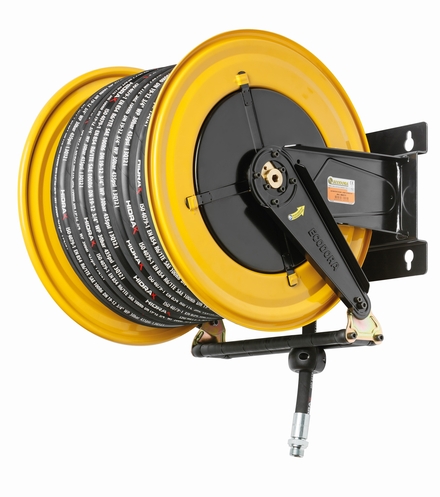 Enrouleur automatique haute pression eau carrossé ouvert - 40 m de flexible caoutchouc CEMO - 91427