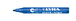 Marqueur permanent bleu MARK+SIGN pointe ogive 1-4 mm - boîte de 10 - LYRA - 4020051