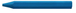 Craie de marquage LYRA bleue cire boîte de 12 -4860051