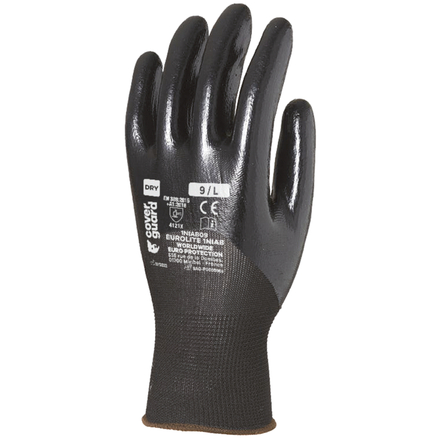 Gant EUROLITE 1NIAB Jauge 15 noir - COVERGUARD - 1NIAB