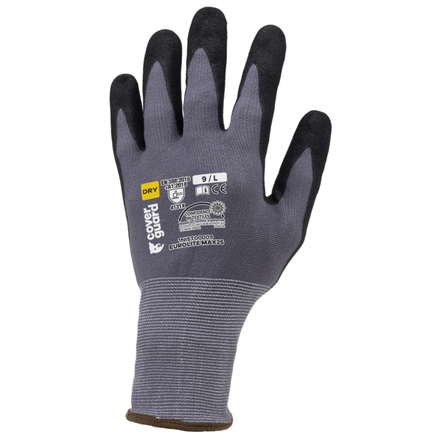 Gant EUROLITE MAX25 Jauge 15 noir/gris - COVERGUARD - 1NIST00