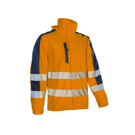 Veste de pluie Softshell HOTARU bleu marine/orange - COVERGUARD - 5HOT17