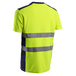 T-shirt manches courtes NEKKI bleu marine/jaune - COVERGUARD - 5NEK160