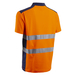 Polo manches courtes OKI bleu marine/orange - COVERGUARD - 5OKI170