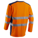 T-shirt manches longues RIKKA bleu marine/orange - COVERGUARD - 5RIK170