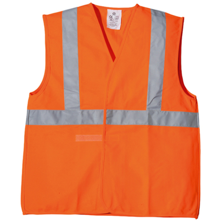 Gilet Hi-viz orange YARD bande baudrier - XL classe 2 - COVERGUARD - 70236