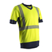T-shirt manches courtes KOMO bleu marine/jaune - COVERGUARD - 7KOMY