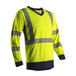 T-shirt manches longues SUNO bleu marine/jaune - COVERGUARD - 7SUNY