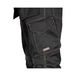 Pantalon BRICKLAYER noir/noir - Jambes courtes - COFRA - V015-0-05