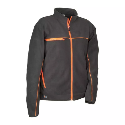 Veste en tissu polaire ASYMA antracite/orange - Taille standard - COFRA - V375-0-04