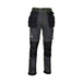 Pantalon Multipoche GONDOMAR antr./noir/vert citron - Jambes courtes - COFRA - V486-0-04