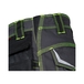 Pantalon Multipoche GONDOMAR antr./noir/vert citron - Jambes courtes - COFRA - V486-0-04