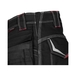 Pantalon Multipoche GONDOMAR noir/rouge - Jambes courtes - COFRA - V486-0-05