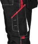 Pantalon Multipoche GONDOMAR noir/rouge - Taille standard - COFRA - V486-0-05