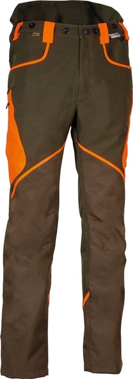 Pantalon WITTENAU taupe/marron/orange - Taille standard - COFRA - V540-0-04