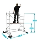 ECHAFAUDAGE TEK'UP CENTAURE ALUMINIUM 4.55 M -238703