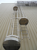 Echelles à crinoline aluminium CENTAURE Hauteur à franchir 6.86 à 7m - 255822