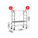 Echelle de base QUAD UP évolution Centaure (sans les roues) - 257402