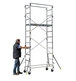 Echafaudage roulant aluminium CENTAURE QUAD'UP EVOLUTION Hauteur de travail 4m70 - 347703