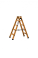 Escabeau double accès bois CENTAURE 2x4 marches + tablette - 483604
