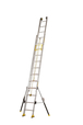 ECHELLES COULISSANTES C2 STAB' 2x12 BARREAUX 3m55/6m05 CENTAURE - 512412